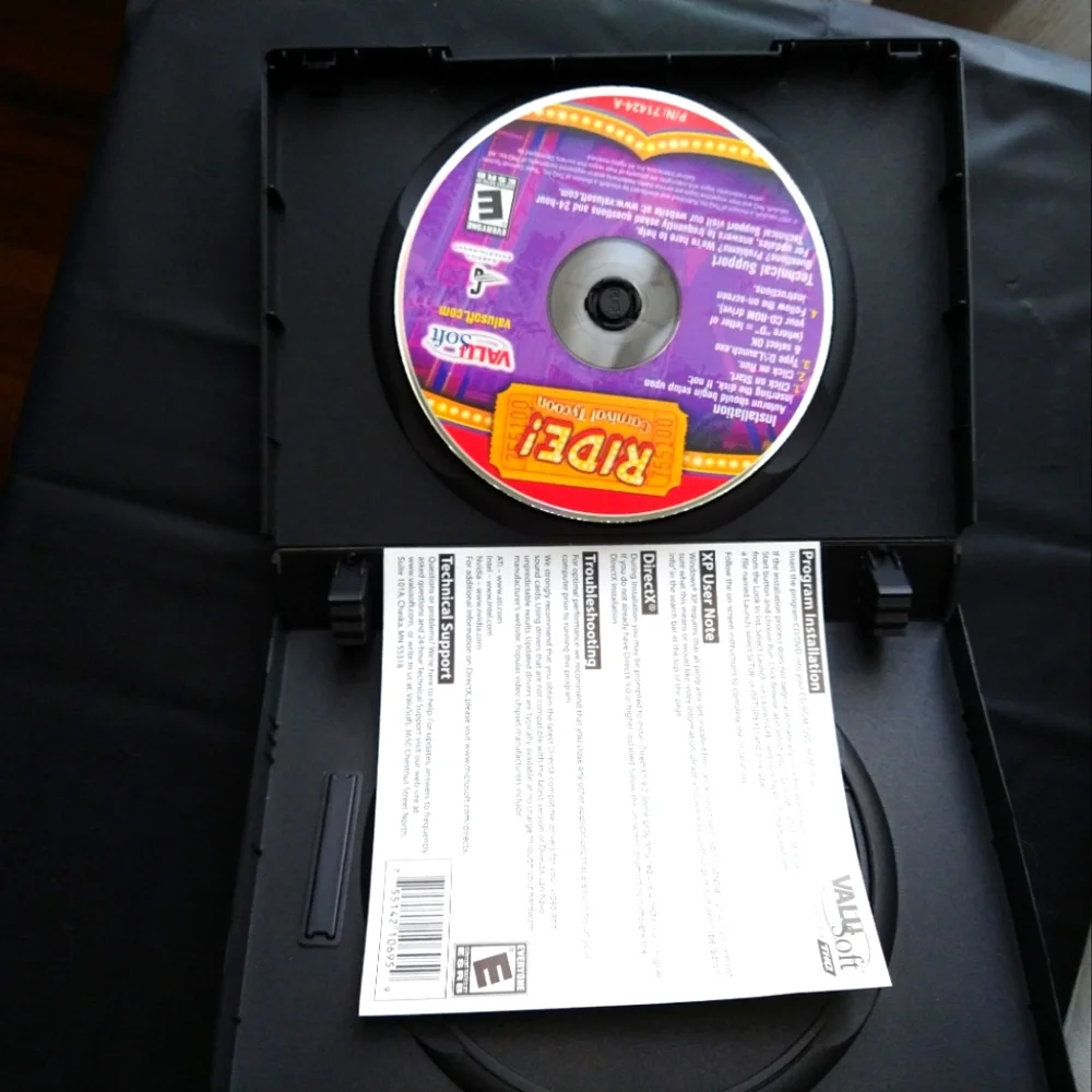 Ride Carnival Tycoon PC CD 2007